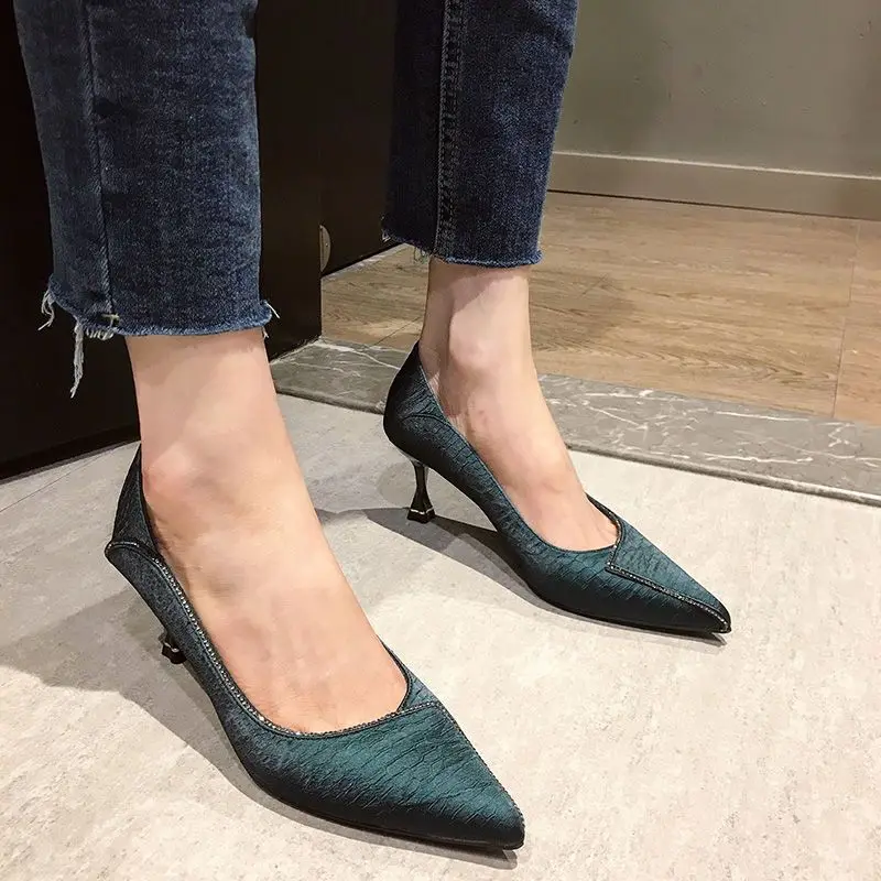 Women'S Fashion Quick Delivery - Woman Pumps Sexy Leather Casual on