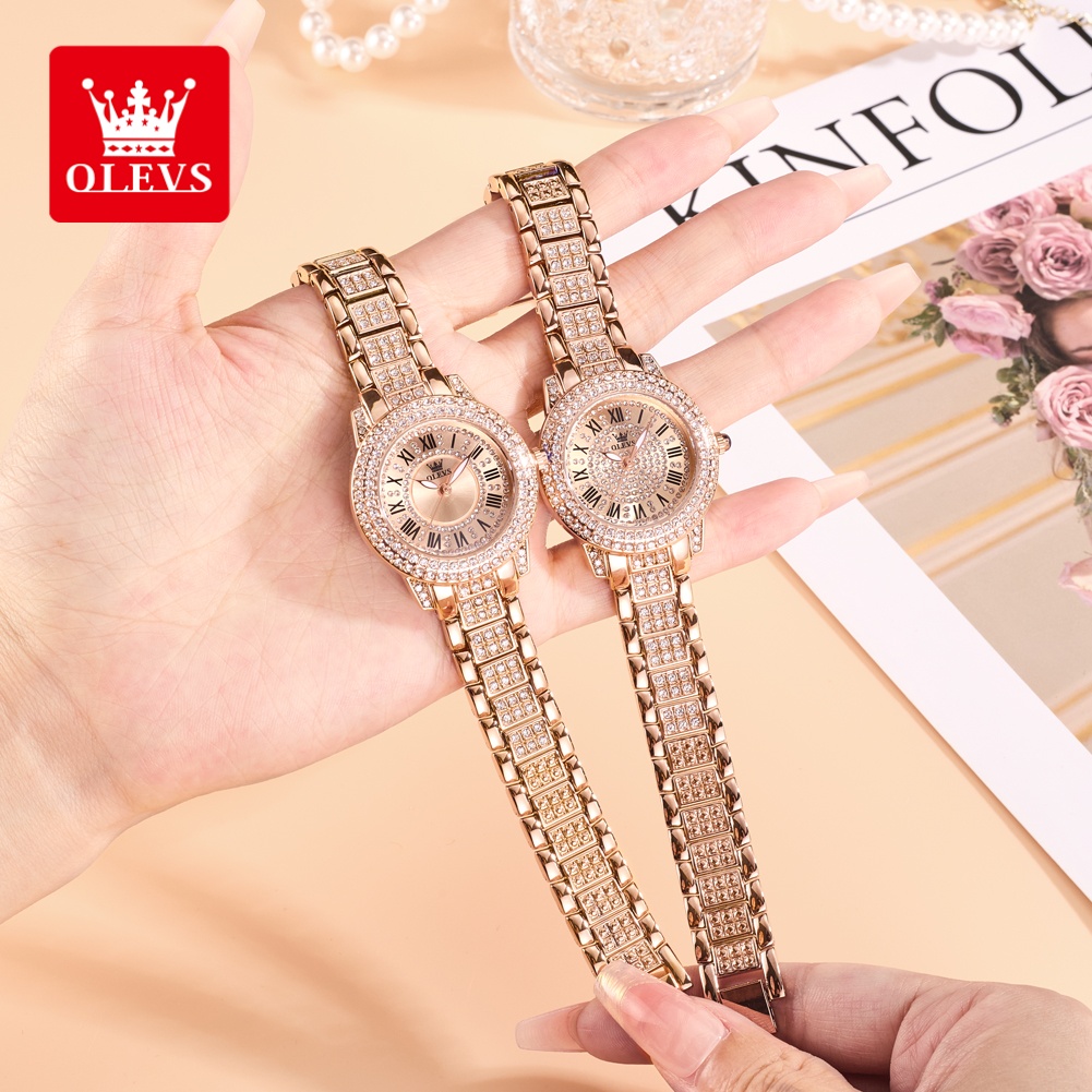 Trend Women Fashion - OLEVS Luxury Fashion ladies' watches Diamond