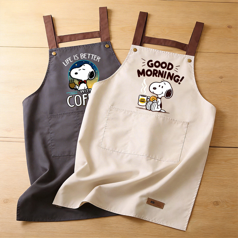 Women'S Fashion Overalls - Snoopys Cooking Apron Men Women Anime