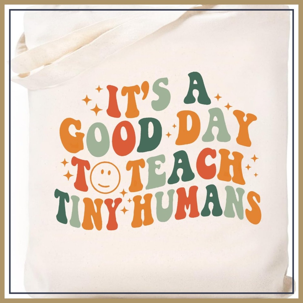 Canvas Tote Bag - Teacher Appreciation Gifts School Canvas Tote