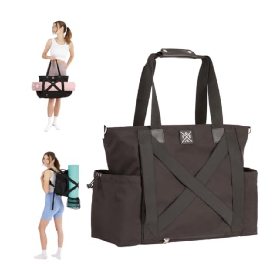 Canvas Tote Bag - Yoga Mat Bag 4-in-1 Backpack, Tote