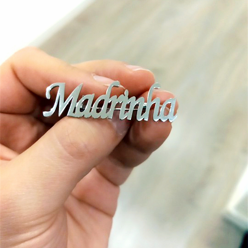 Women Fashion Fun - Custom Brooch Can Be Customized Name
