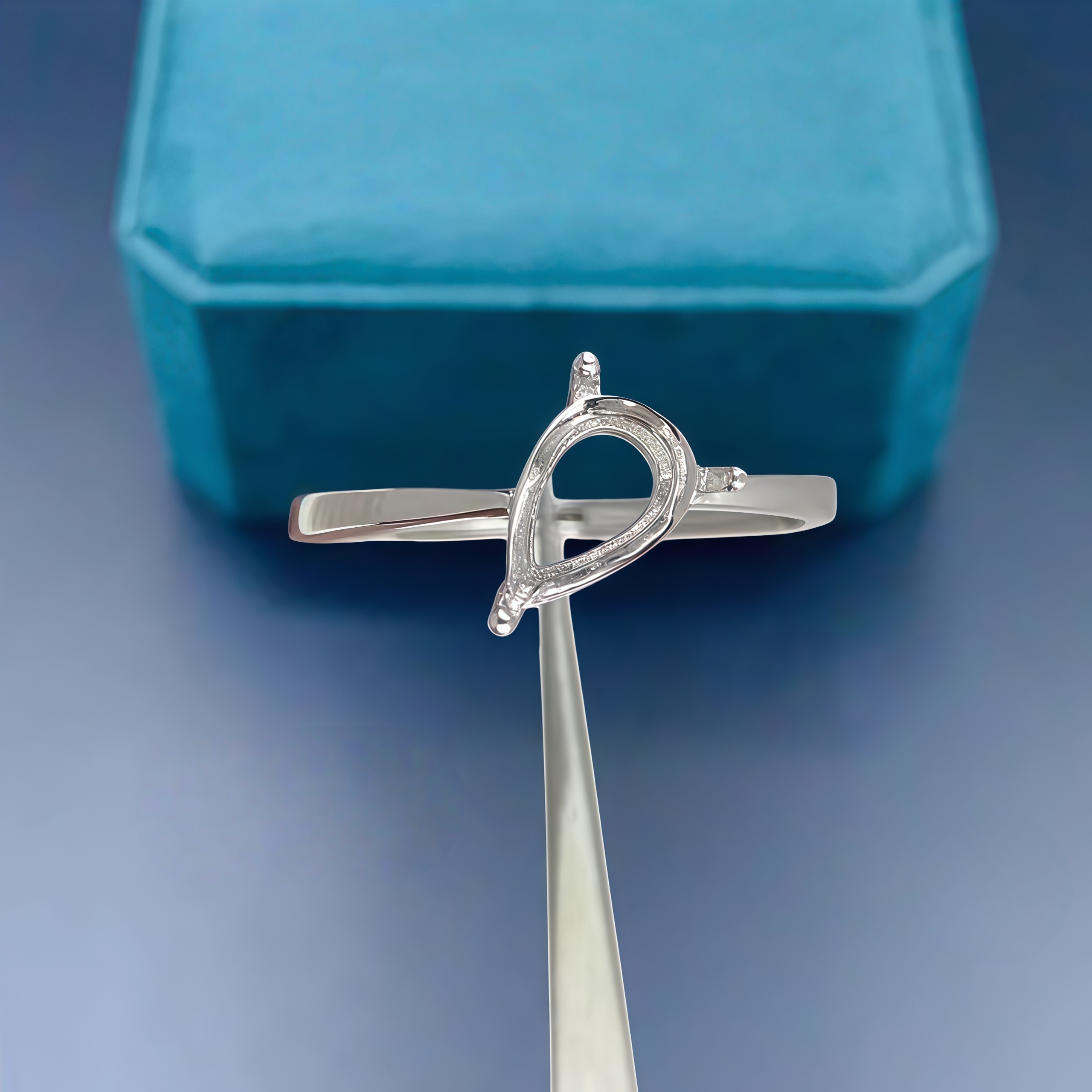 Women Fashion Rings - Fashion DIY Ring Empty Holder S925