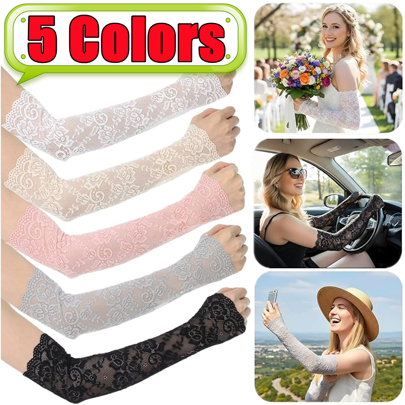 Women'S Fashion Gloves - New 1Pair Sexy Lace Hollow-Out Fingerless