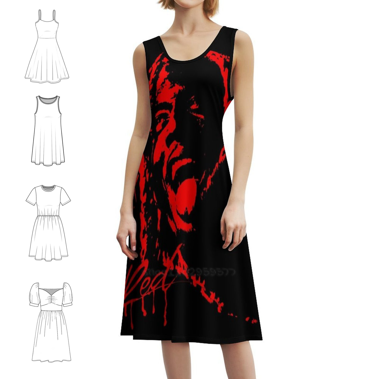 Women Fashion Gown - Wlr Musician Boho Chic Dress Elegant