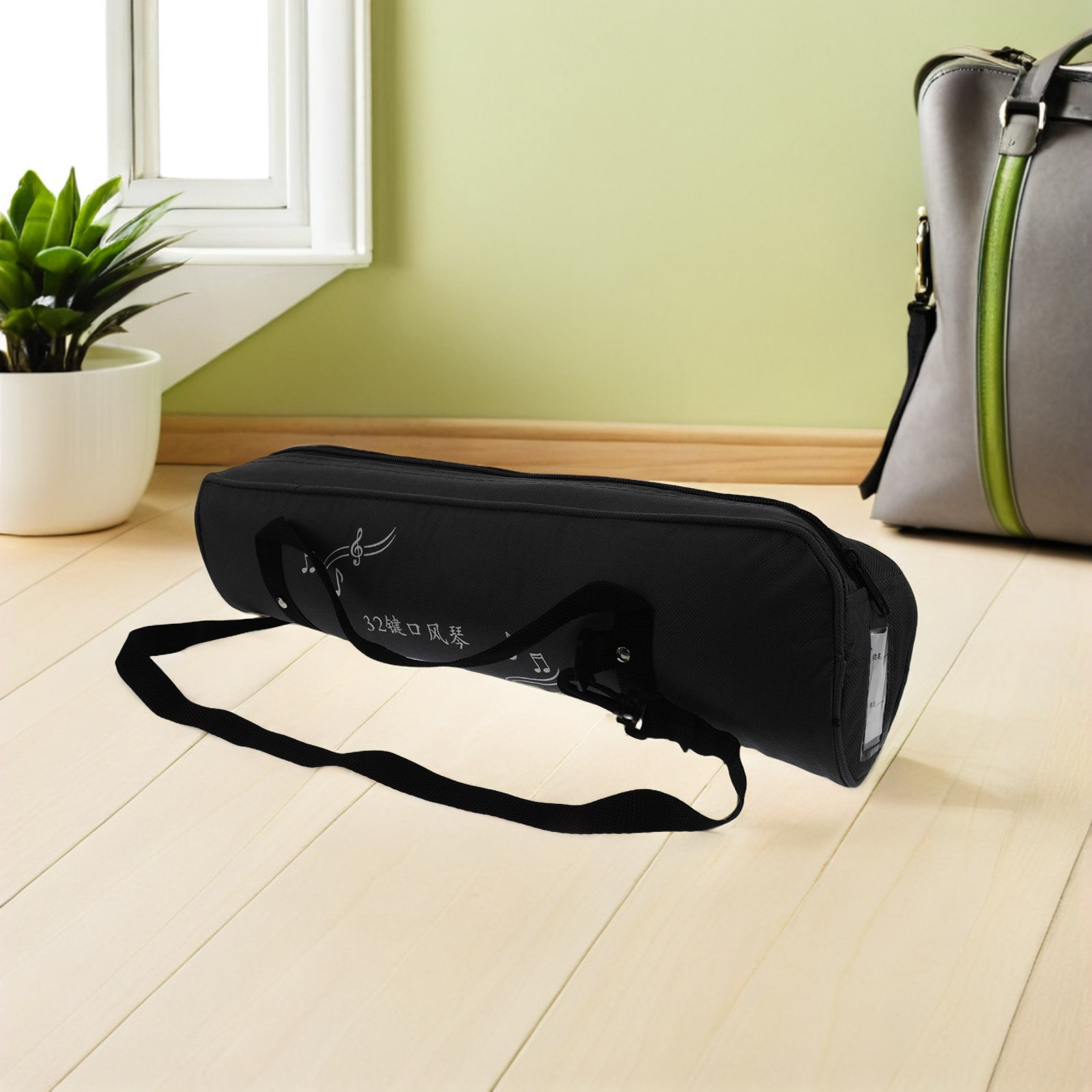 Canvas Tote Bag - 32-Key Melodica Carrying Bag Harmonica Storage