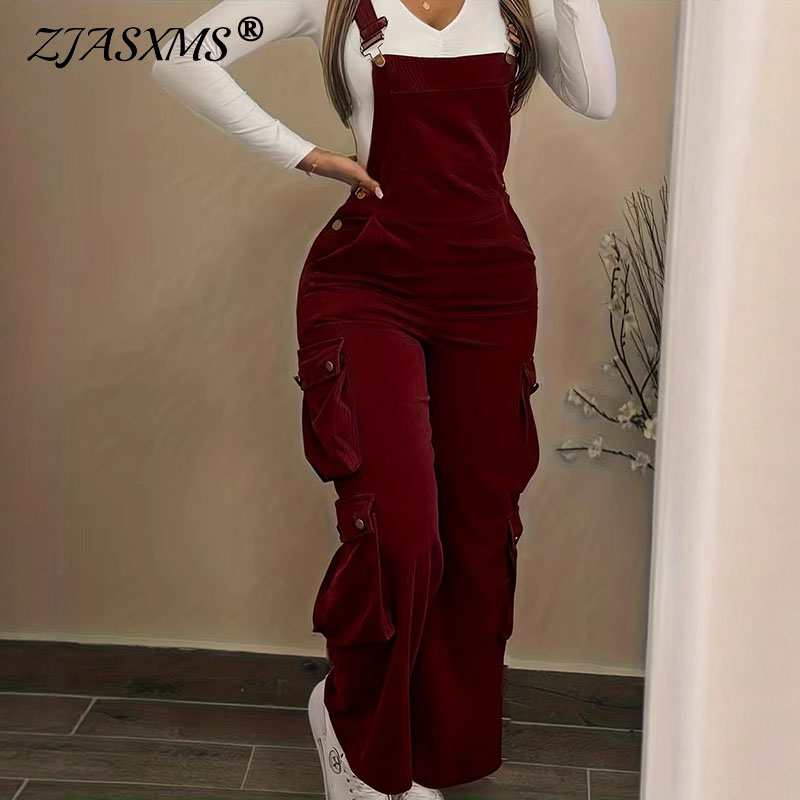 Women'S Fashion Overalls - Y2K Casual Solid Strappy Bodysuit Sexy
