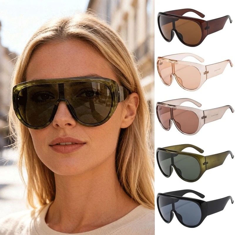 Women'S Fashion Eyeglasses - Popular Oversized Pilot Sunglasses Women Fashion
