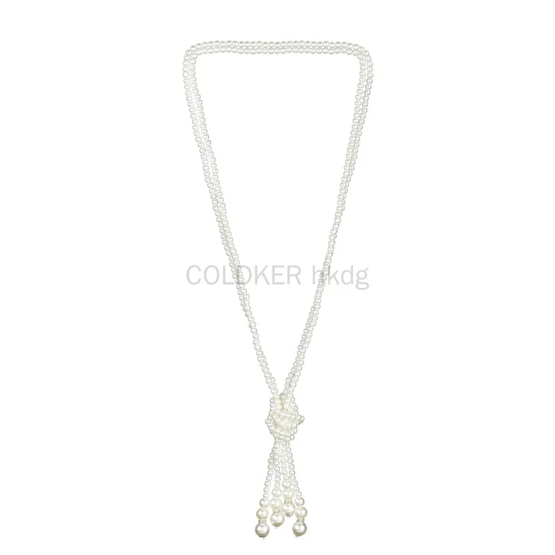 Women Queen Fashion - 1920s Pearls Necklace Fashion Faux Pearls