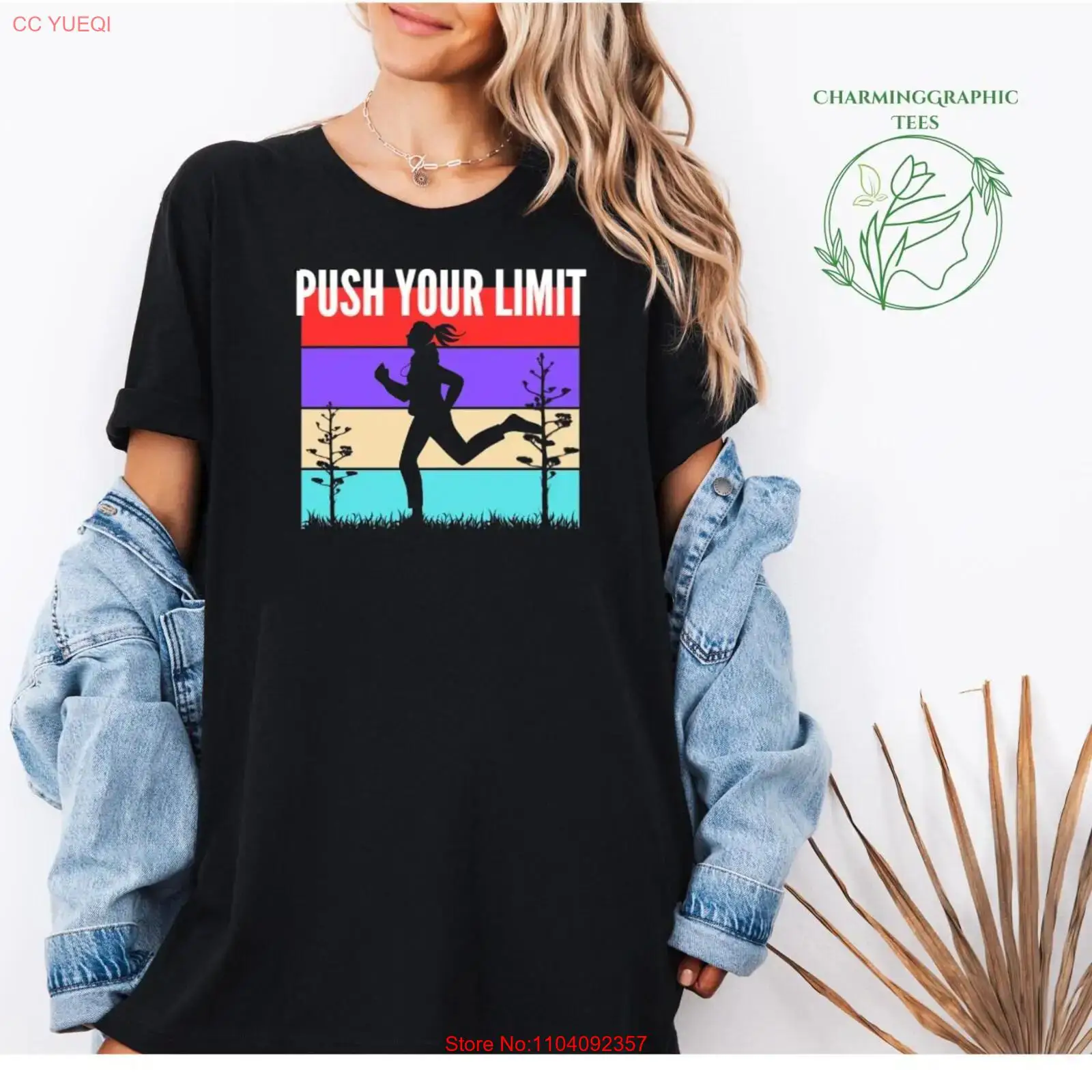 Women Fashion Fun - Retro Push the limits T shirt