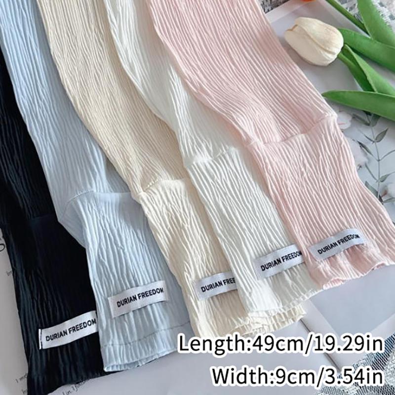 Women'S Fashion Gloves - Fashionable Loose Thin Ice Silk Long