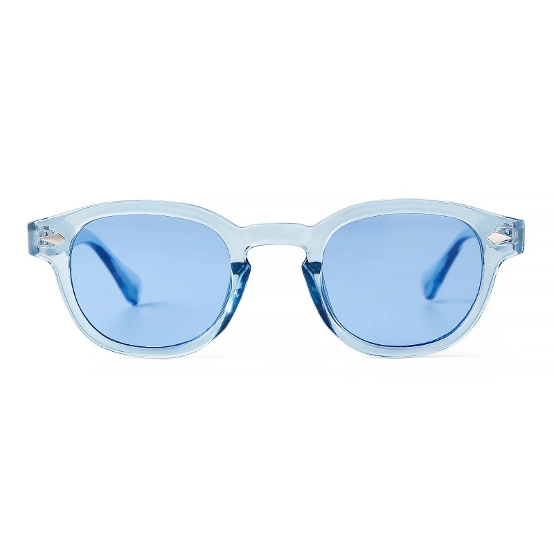 Fashion Transparent Blue Round - Women'S Fashion Eyeglasses のレビューと価格