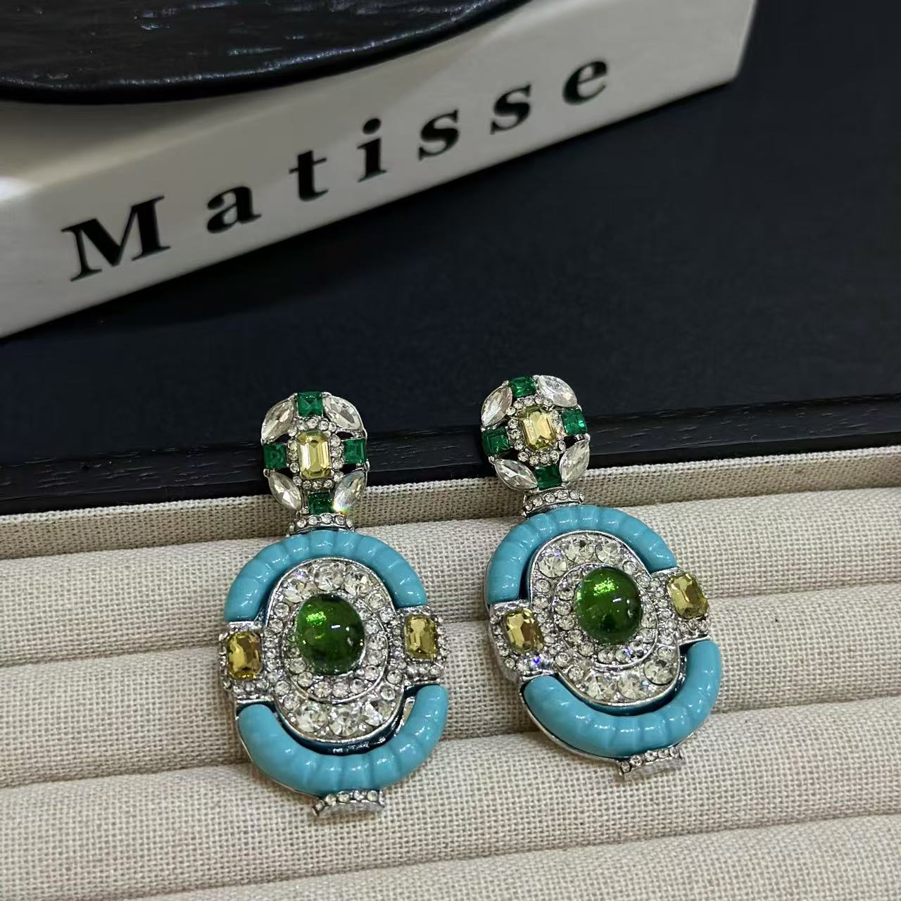 Vintage Turquoise Emerald Silv - Women'S Fashion Victorian Era のレビューと価格