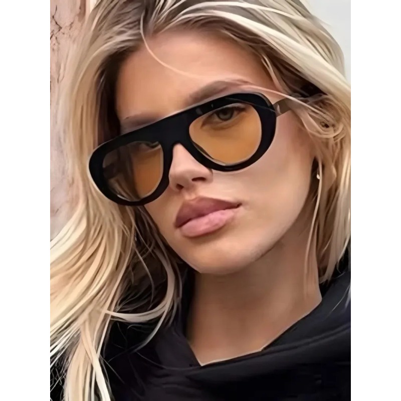 Y2K Retro Round Sunglasses Tre - Women'S Fashion Eyeglasses のレビューと価格