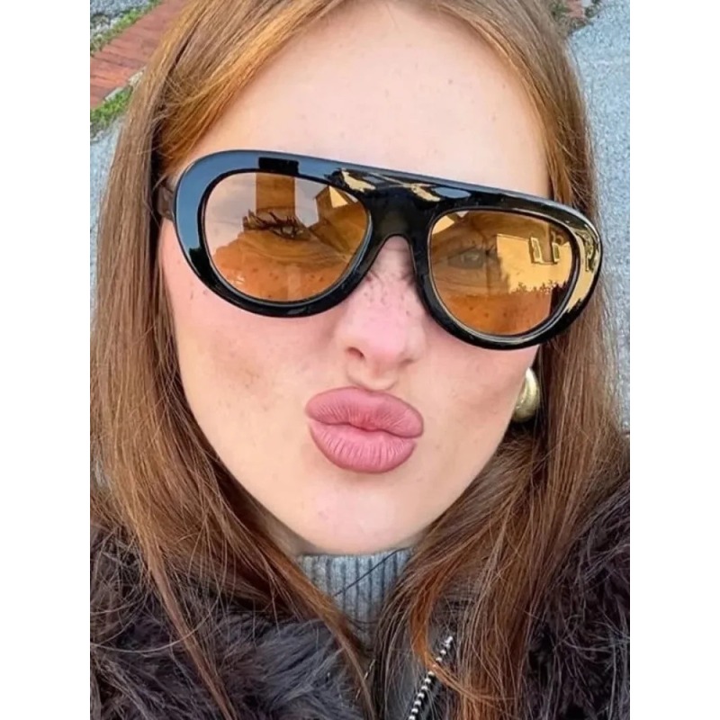 Y2K Retro Round Sunglasses Tre - Women'S Fashion Eyeglasses のレビューと価格
