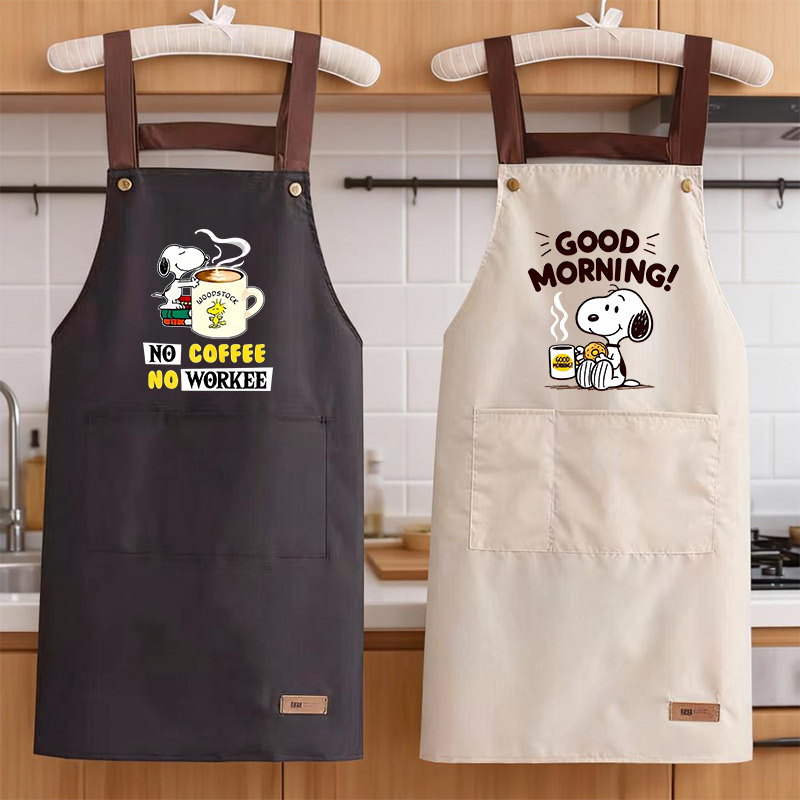 Snoopys Cooking Apron Men Wome - Women'S Fashion Overalls のレビューと価格