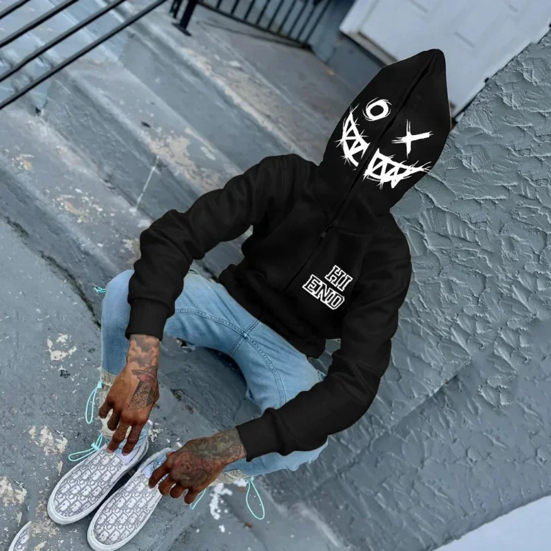Women Men Y2K Fashion Hoodie L - Women'S Fashion Zip Hoodie のレビューと価格