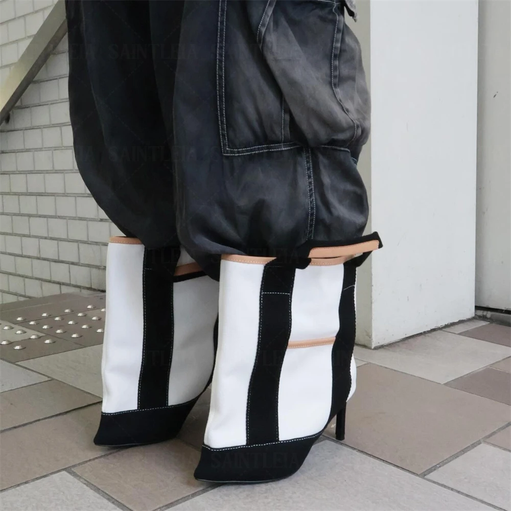 New Women's Color Block Tote B - Canvas Tote Bag のレビューと価格