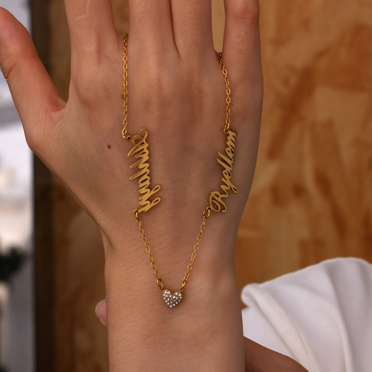 Custom Two Name Necklace For W - Women Fashion Names のレビューと価格