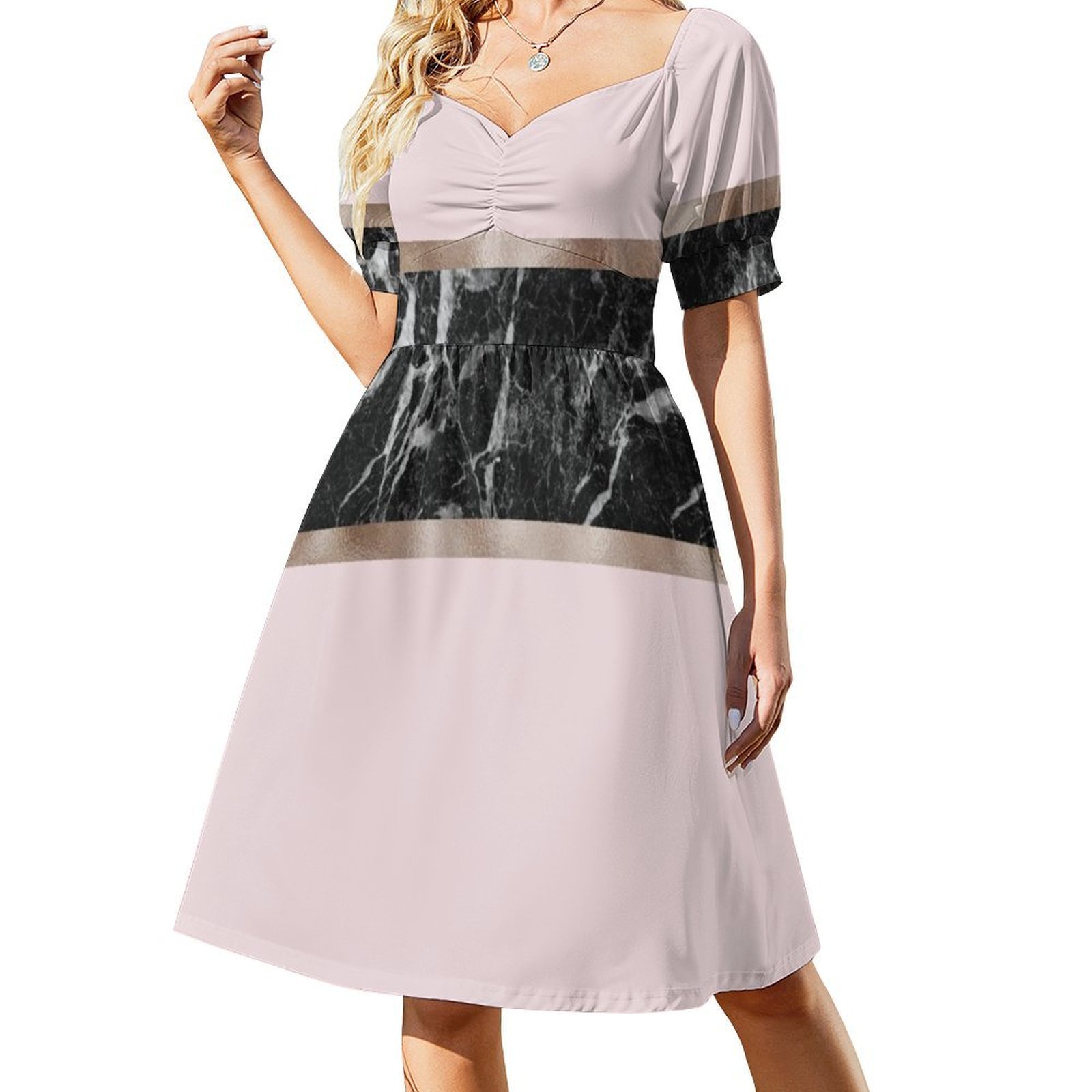 Strawberries And Cream-Black M - Women Fashion Gown のレビューと価格