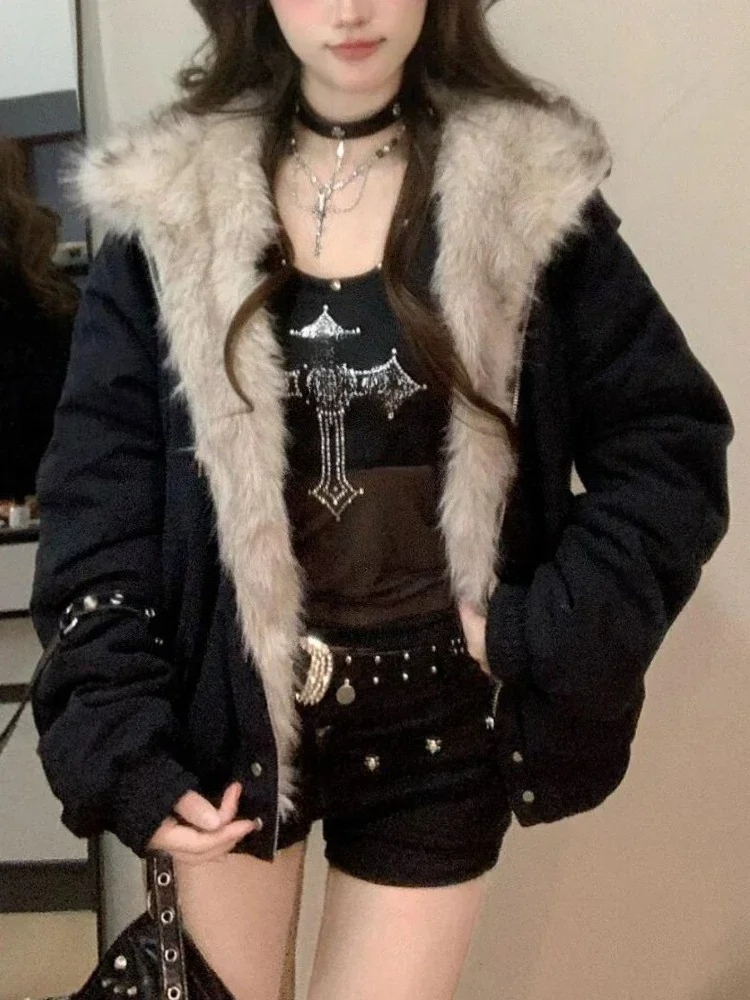 Y2k Gothic Vintage Black Zip U - Women'S Fashion Zip Hoodie のレビューと価格