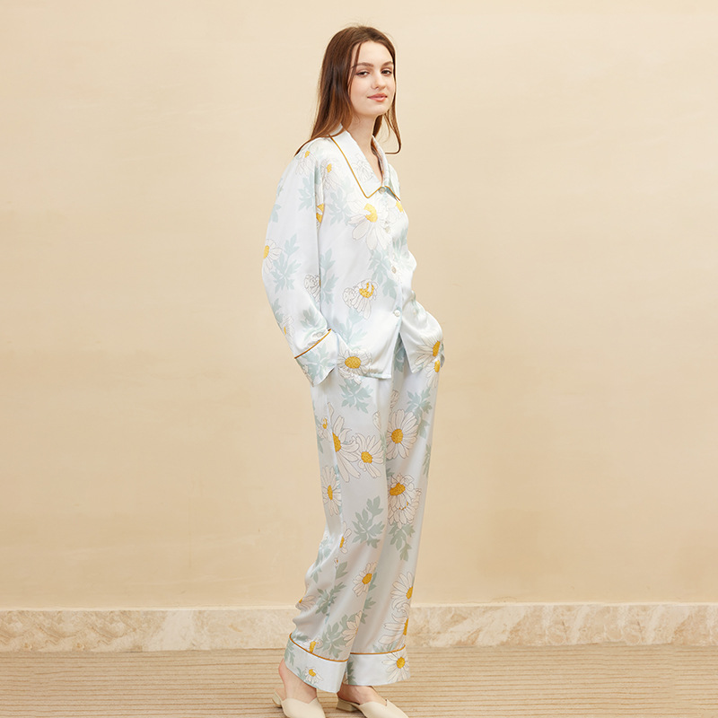 Fashion Daisy Print Pajamas Wo - Women'S Fashion Suit のレビューと価格