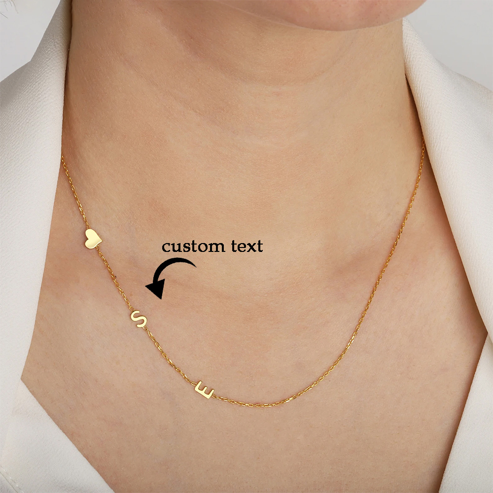 Custom Heart Sideways Letter I - Women Fashion Names のレビューと価格