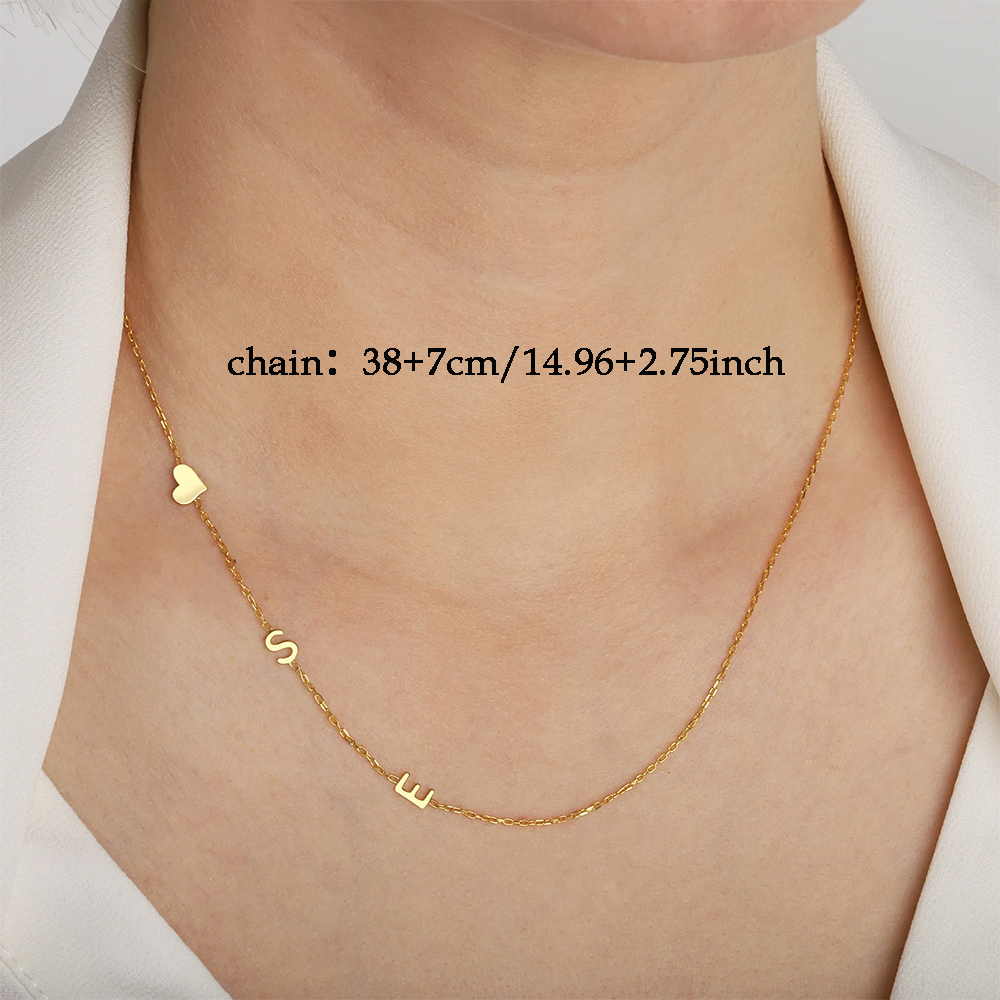 Custom Heart Sideways Letter I - Women Fashion Names のレビューと価格