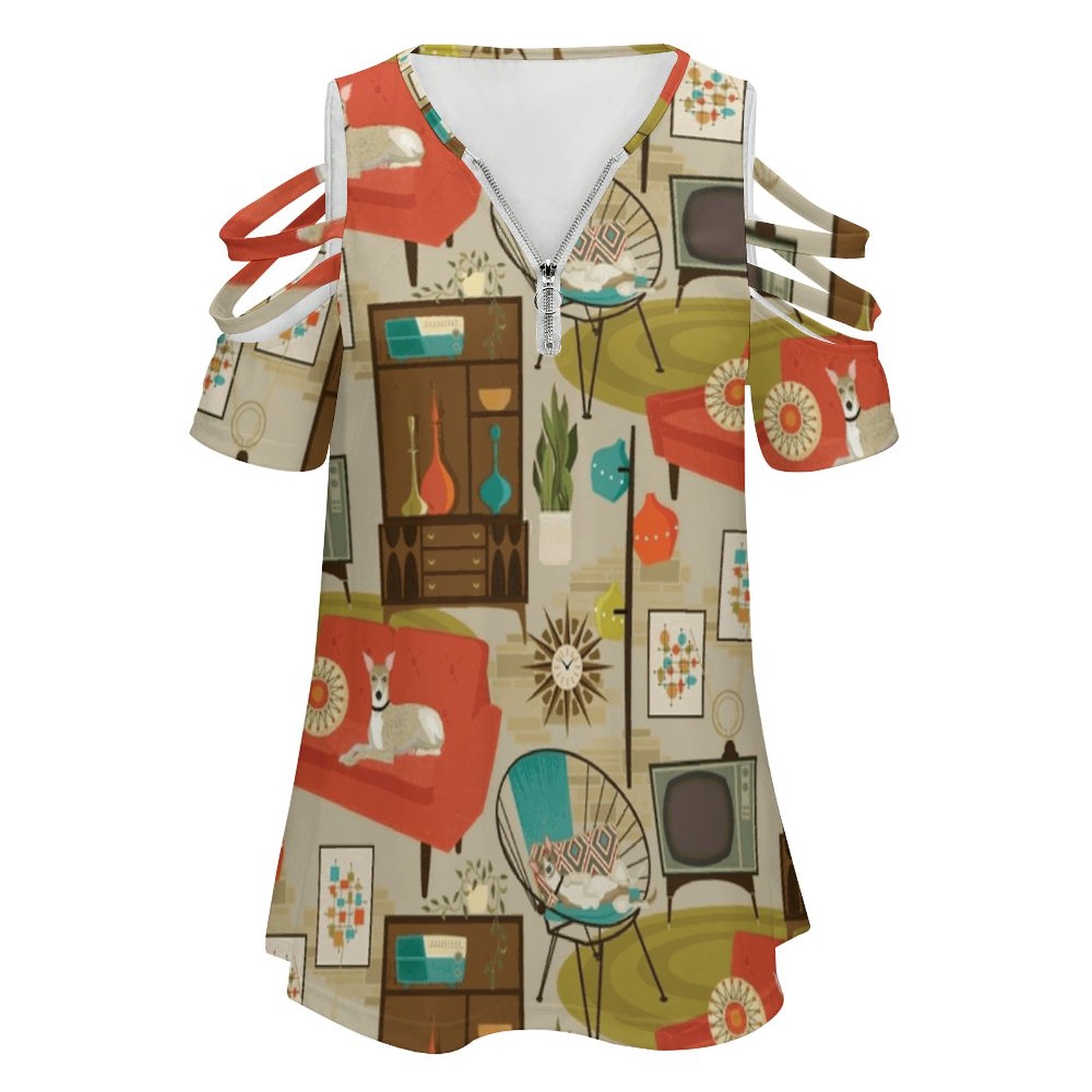 Rec Room Madness Women's T-Shi - Women'S Fashion In The 1960S のレビューと価格