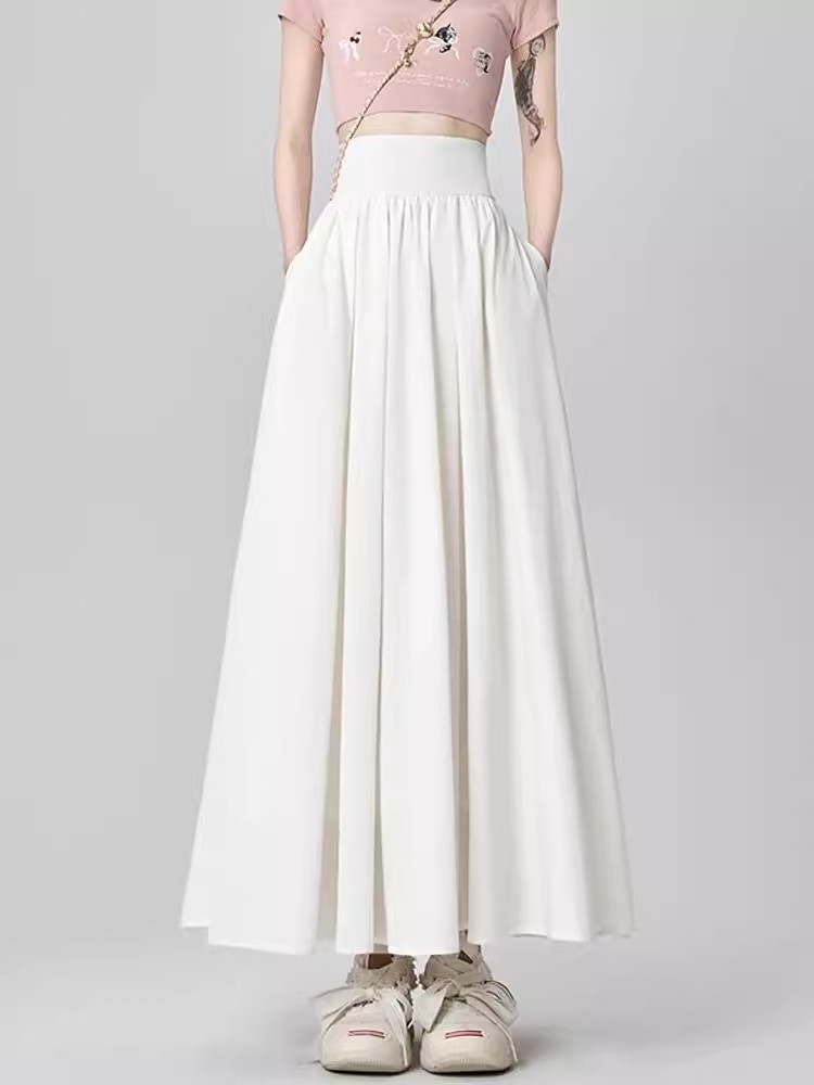 Solid Color Suit Skirt High Wa - Women'S Fashion Umbrella のレビューと価格