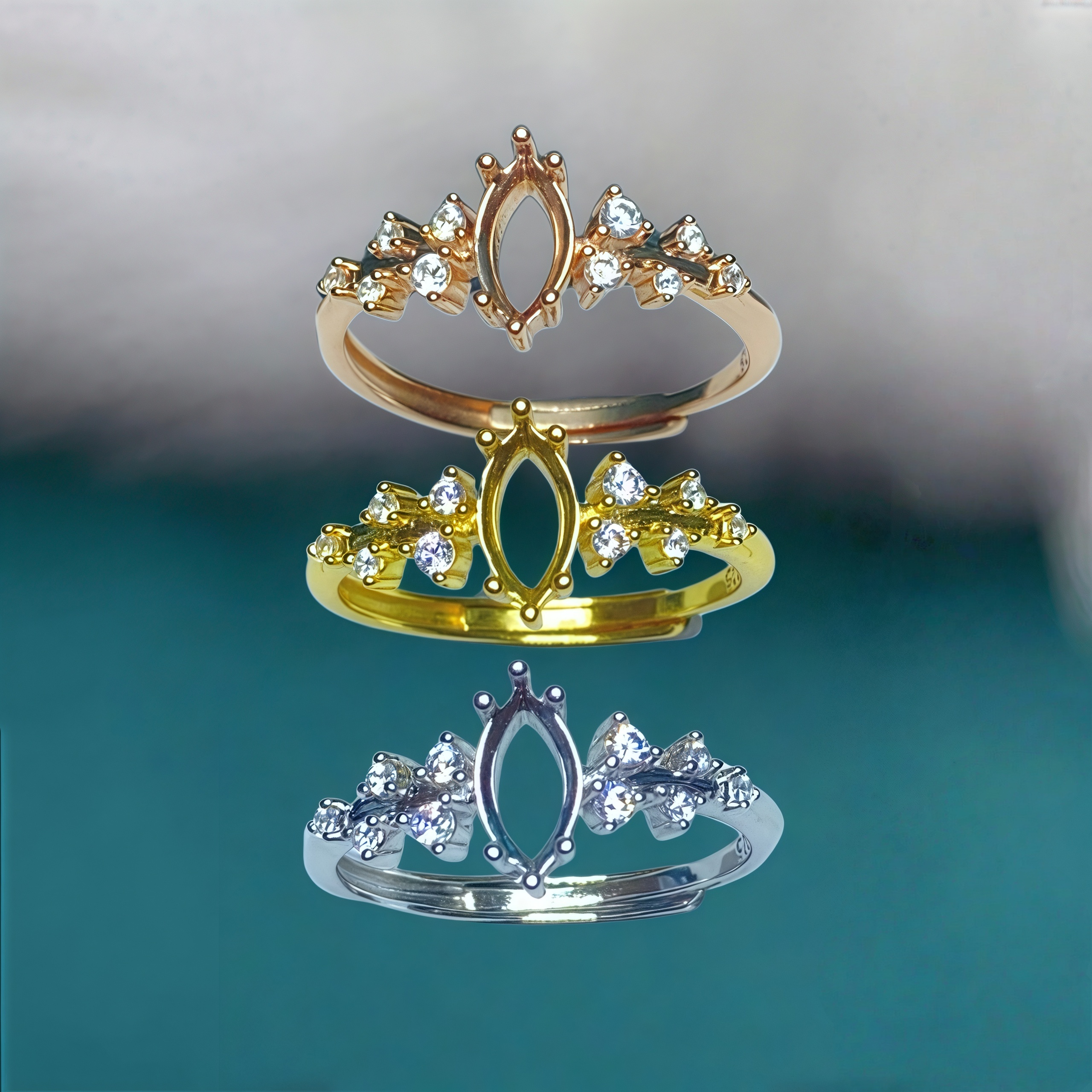 Setting 4*8mmHorse eye Shape S - Women Fashion Rings のレビューと価格