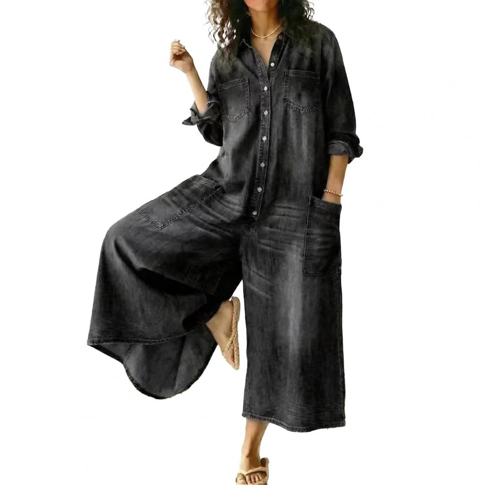 Women's Oversized Denim Jumpsu - Women'S Fashion Overalls のレビューと価格