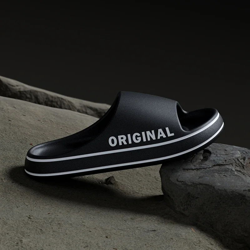 Summer Couple Slides Solid Col - Women Fashion Images のレビューと価格
