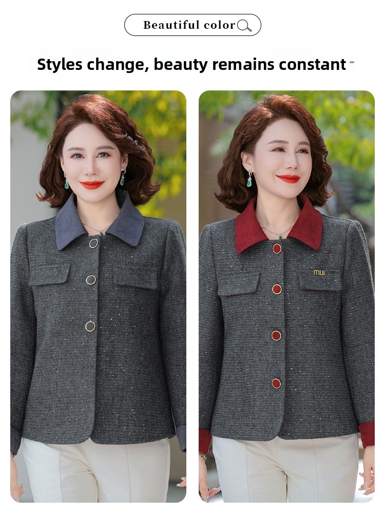Elegant Mom Spring Jacket Smal - Women Fashion Over 40 のレビューと価格