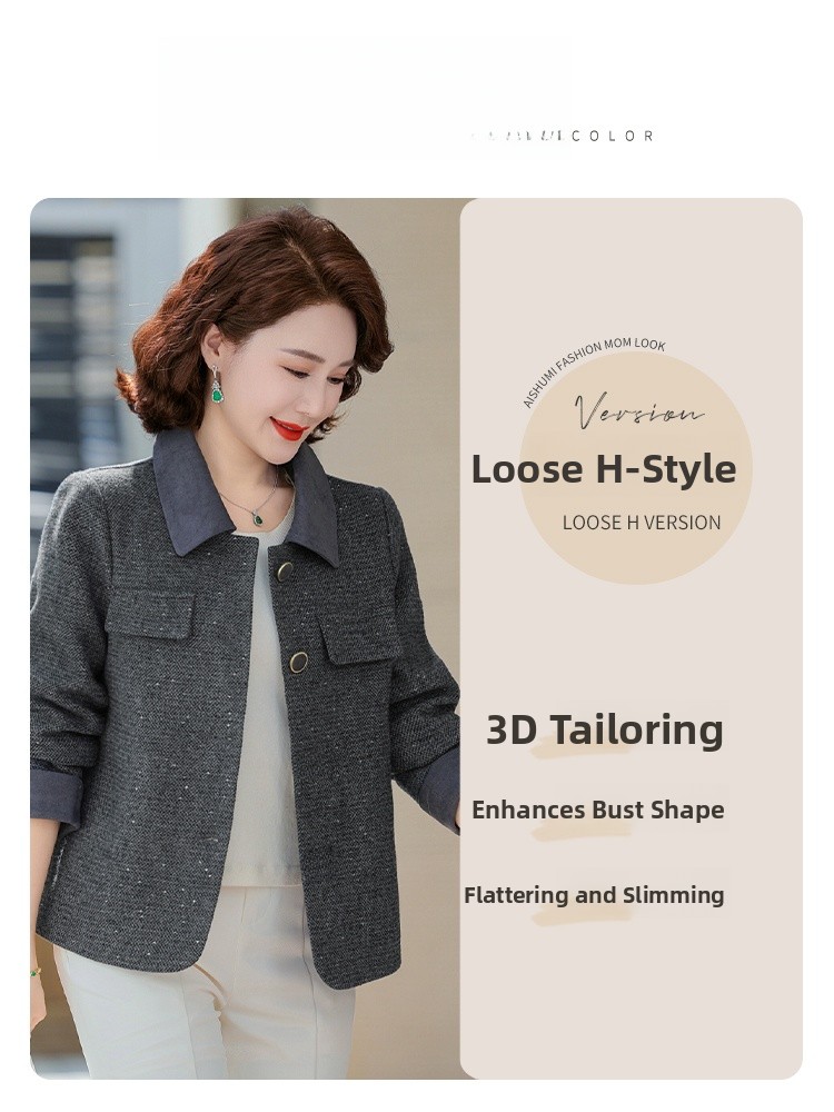 Elegant Mom Spring Jacket Smal - Women Fashion Over 40 のレビューと価格