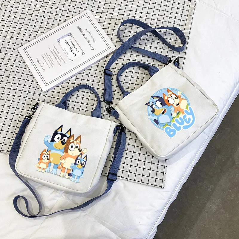 New Cartoon Cute Bluey Fashion - Canvas Tote Bag のレビューと価格