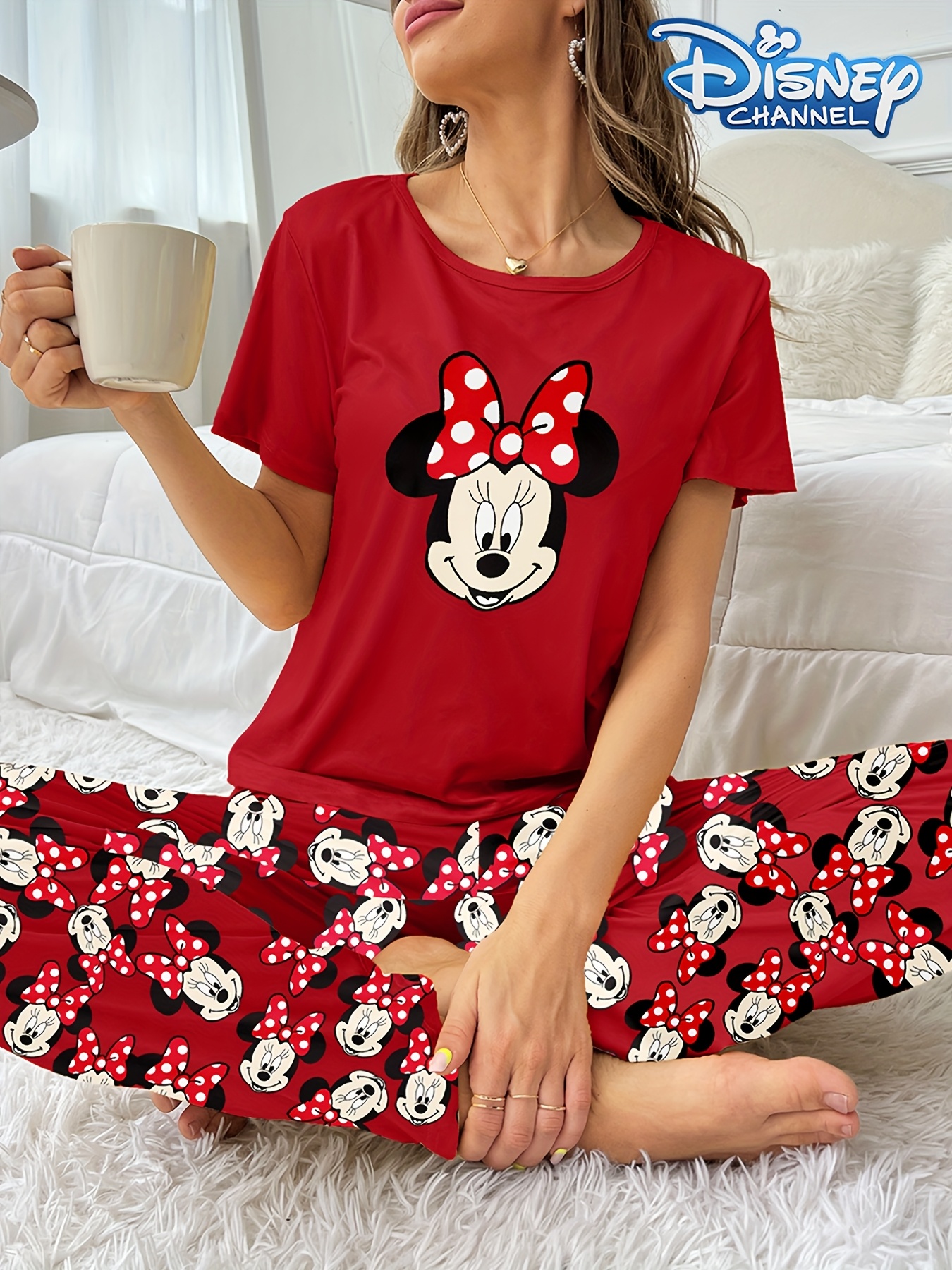 Women's pajama set with cute D - Women Fashion Images のレビューと価格