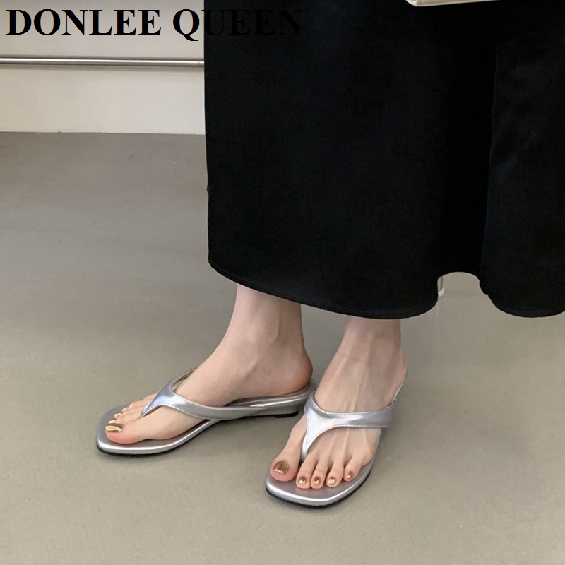 Fashion Clip Toe Wedges Low He - Women Queen Fashion のレビューと価格