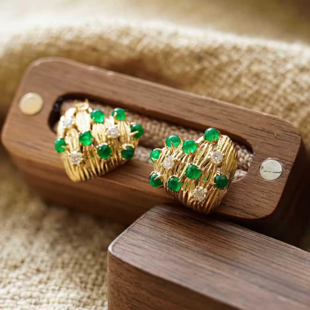 Retro14K Gold Filled Emerald D - Women'S Fashion Victorian Era のレビューと価格