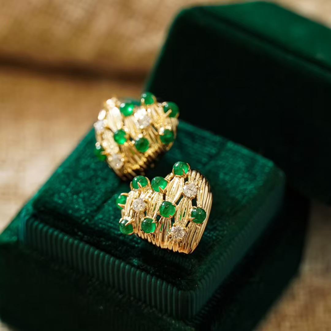 Retro14K Gold Filled Emerald D - Women'S Fashion Victorian Era のレビューと価格