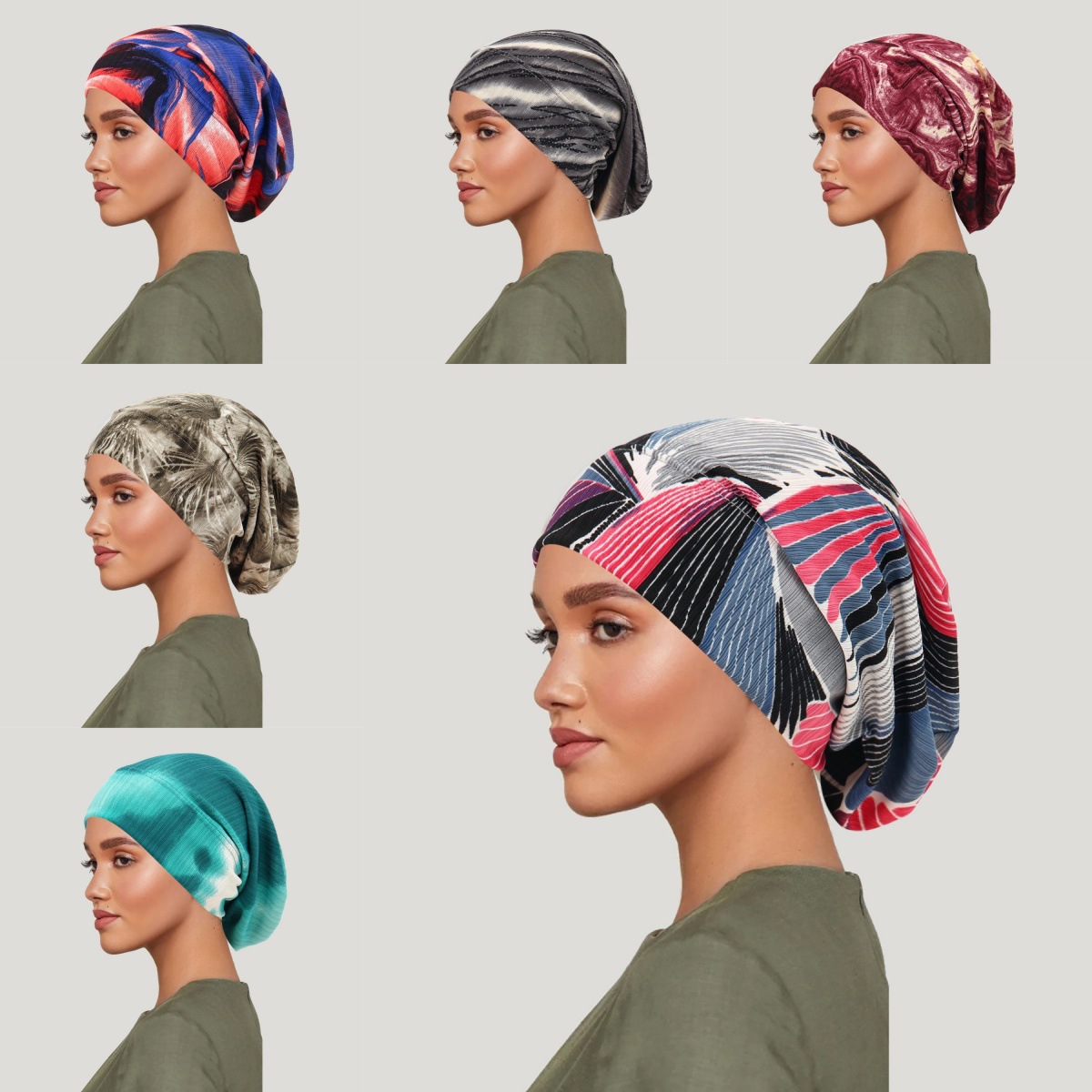 2026 New Tie-dye Hair Cover Ca - Women Fashion Hats のレビューと価格