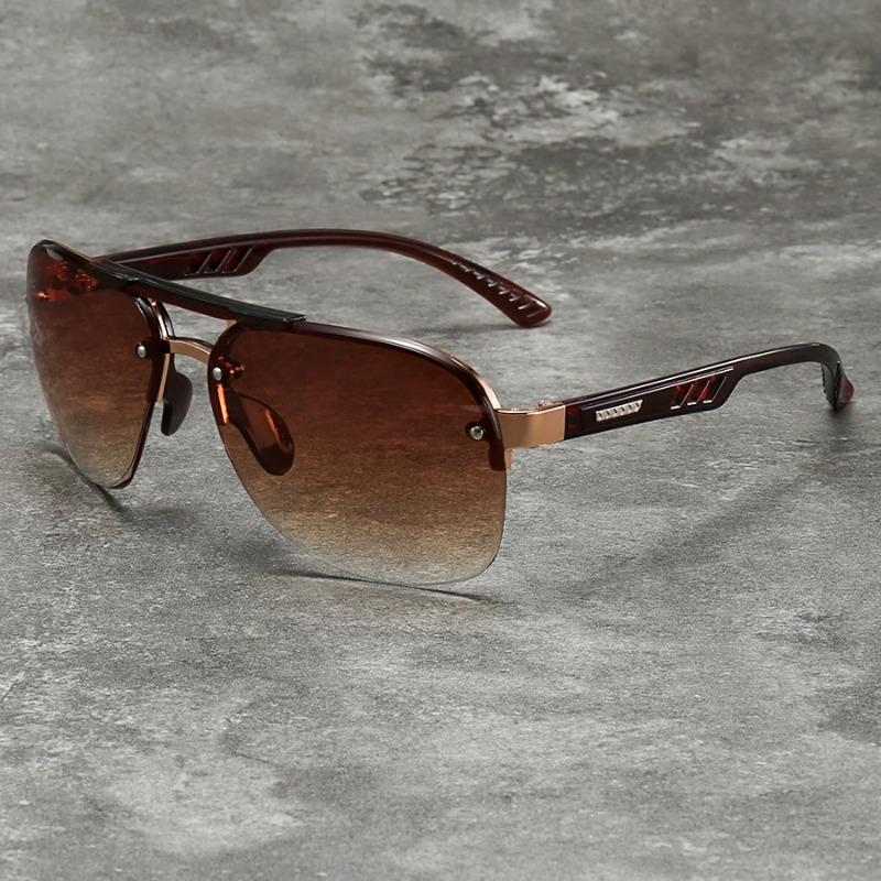 Fashion Gradient Lens Metal Su - Women'S Fashion Eyeglasses のレビューと価格