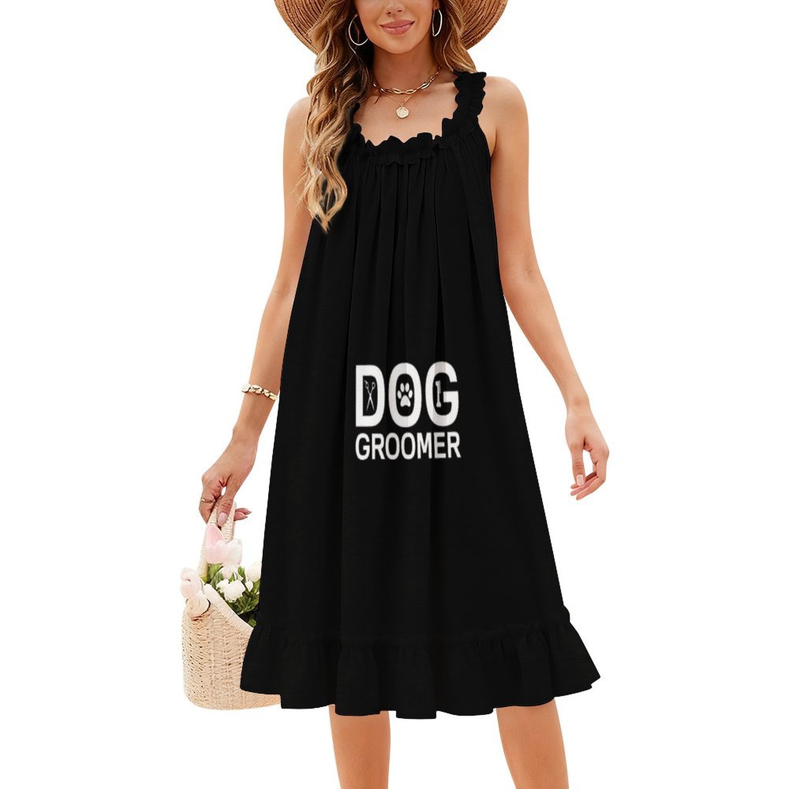 Dog Groomer Boho Chic Dress El - Women Fashion Gown のレビューと価格