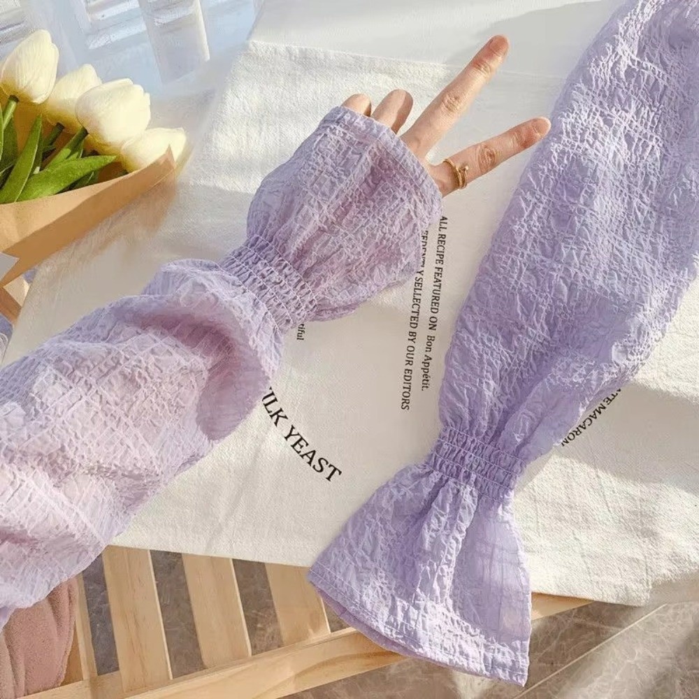 Fashion Lace Mesh Sun Protecti - Women'S Fashion Gloves のレビューと価格