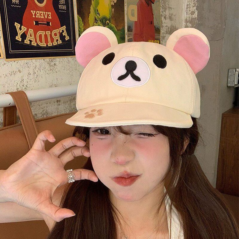 Rilakkuma Bear With Ear Cap Su - Women Fashion Hats のレビューと価格