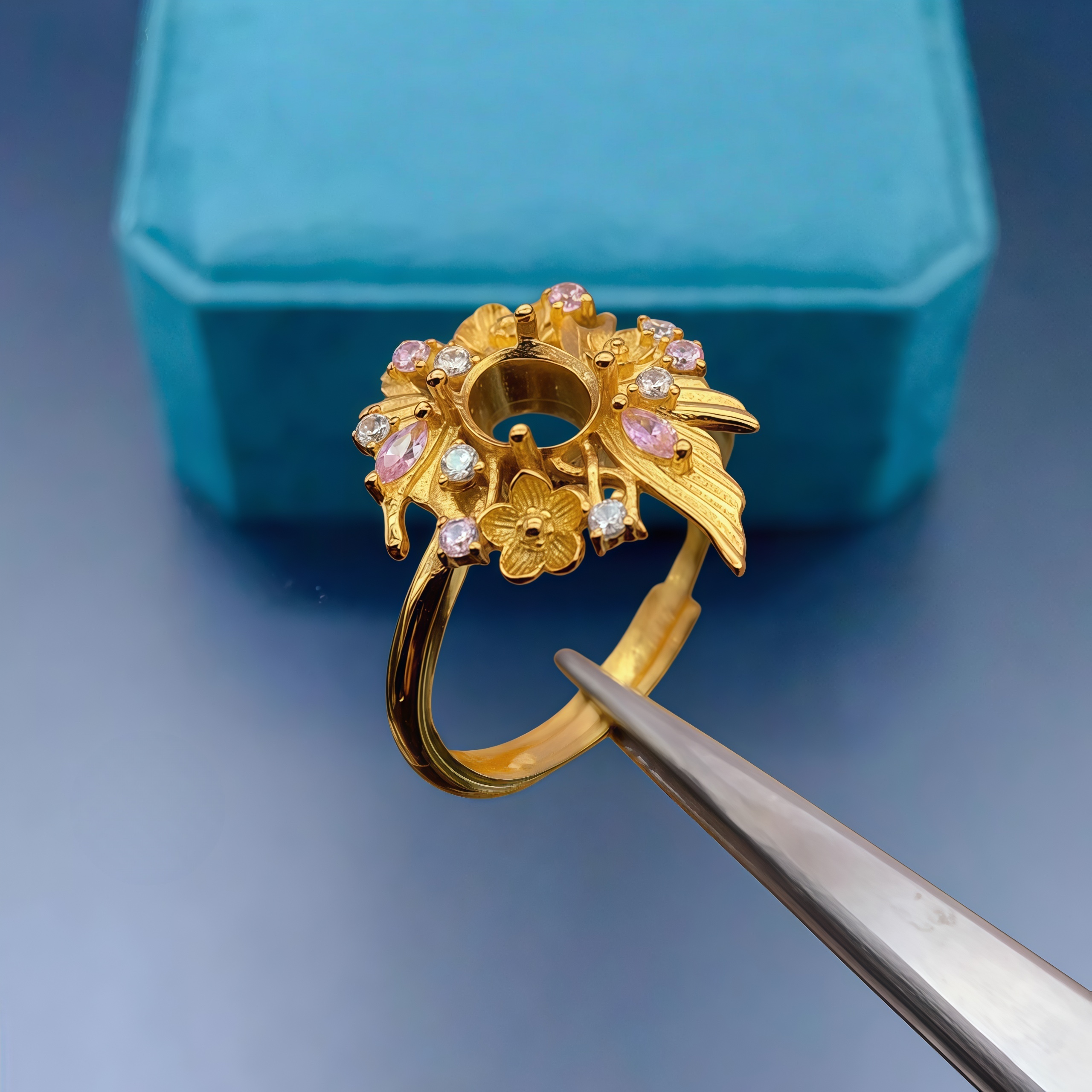 Fashion DIY Empty Ring Holder  - Women Fashion Rings のレビューと価格