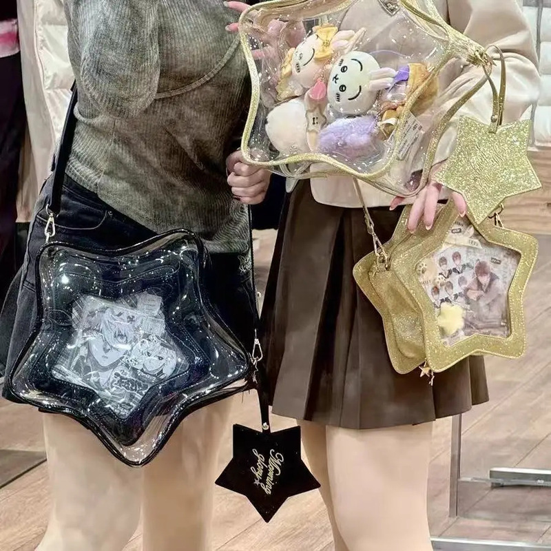 Y2K Cute Bling Star Ita Crossb - Women Fashion Fun のレビューと価格
