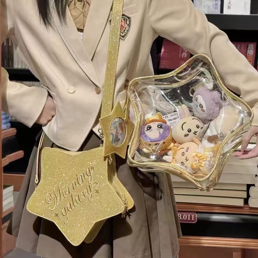 Y2K Cute Bling Star Ita Crossb - Women Fashion Fun のレビューと価格