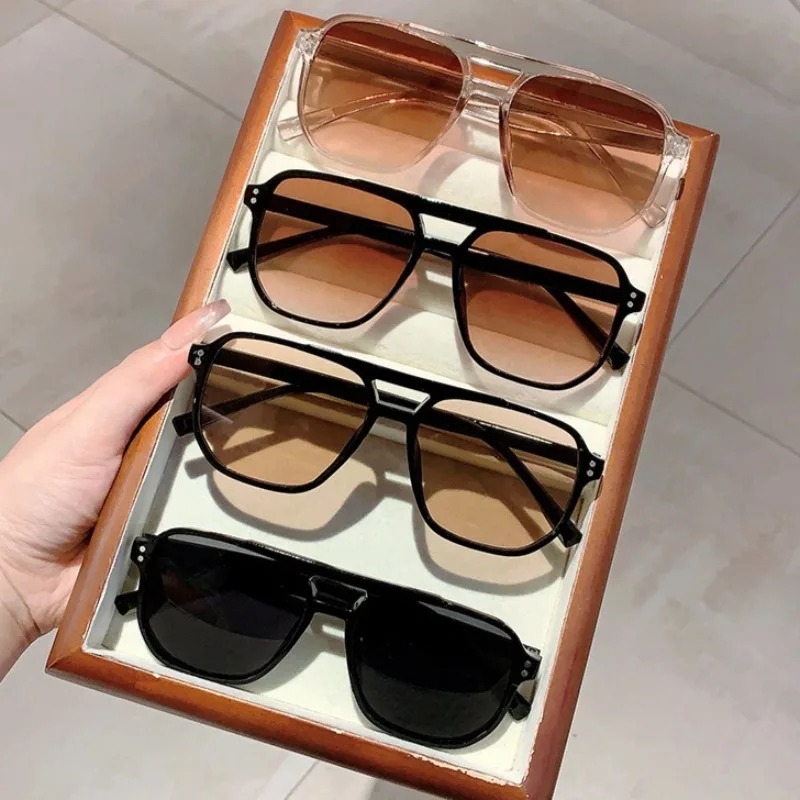 Vintage Men Women Double Bridg - Women'S Fashion Eyeglasses のレビューと価格