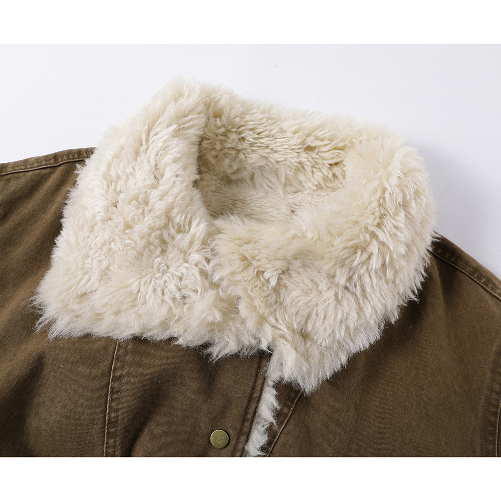 Women’s Fur Lined Denim Jacket - Sherpa Coat Women のレビューと価格